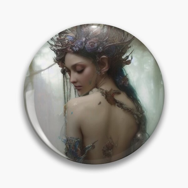 Item preview, Dryad nymph forest queen from Greek mythology art designed and sold by TheLocoShop.
