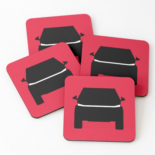 Item preview, Cyber EV Car Truck Icon (black on RED) designed and sold by SpottedDesigns.