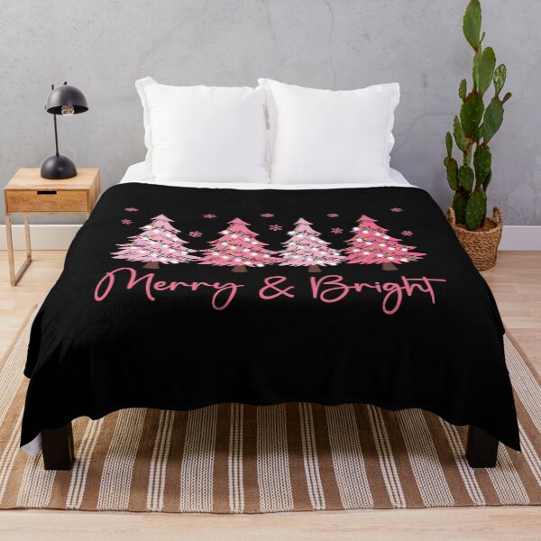 Item preview, Merry And Bright Cute Pastel Christmas Trees Family Matching Holiday Graphic designed and sold by Bad Kitty Designz.