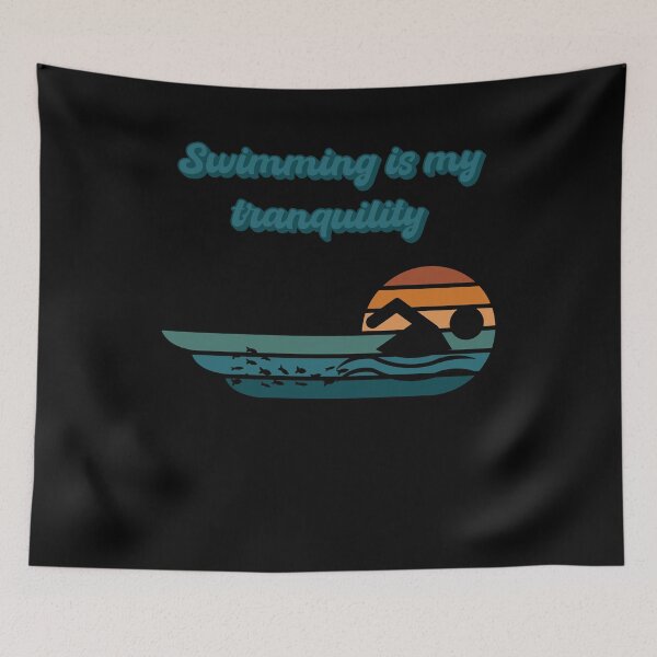 Item preview, swimming is my tranquility designed and sold by BuyMeifYouLike.