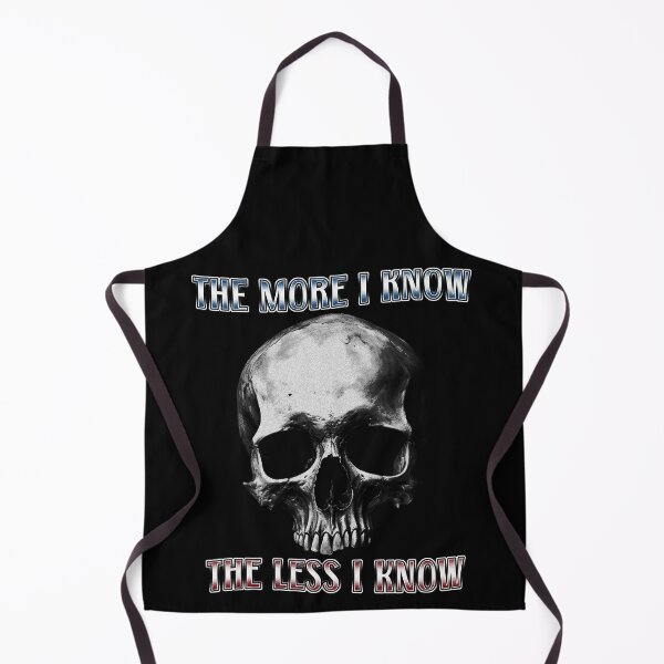 Item preview, The More I Know The Less I know Skull designed and sold by SideSignal.