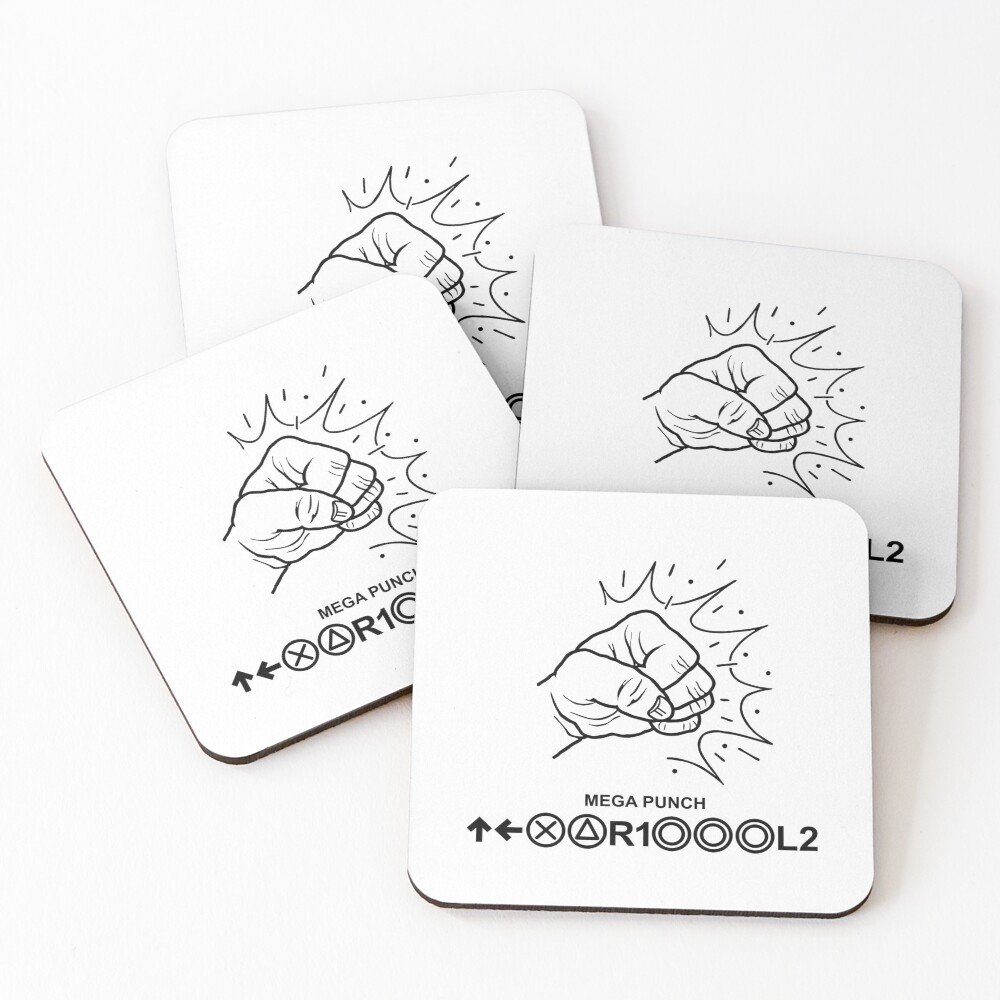 Item preview, Coasters (Set of 4) designed and sold by cheatcodestore.