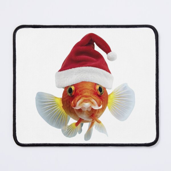 Aperçu de l'œuvre Poisson rouge de Noël créée et vendue par PulseGraph.