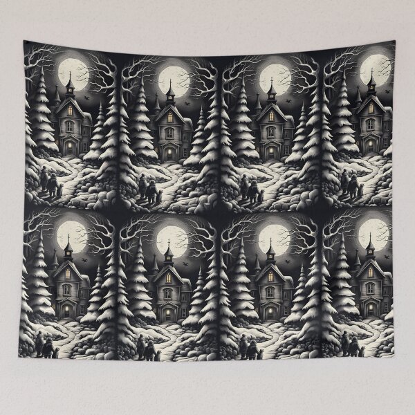 Item preview, Winter And Christmas Horror Artificial Intelligence Themed designed and sold by HAYKA PRIME SHOP MARKET PLACE.