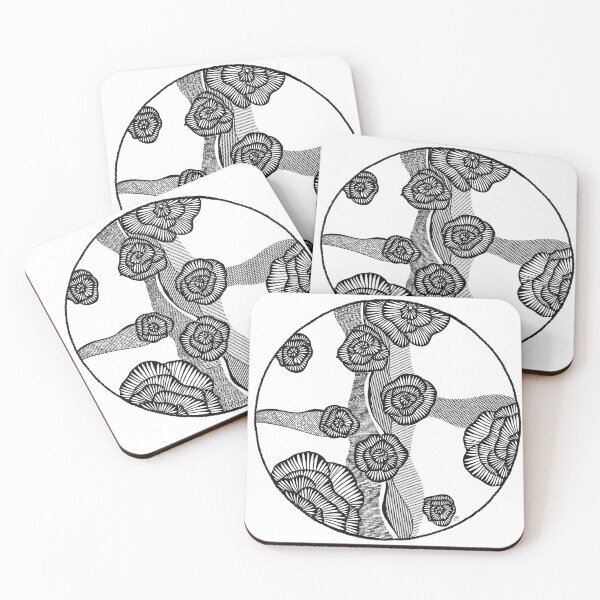 Item preview, Zentangle flower designed and sold by kreativeadern.