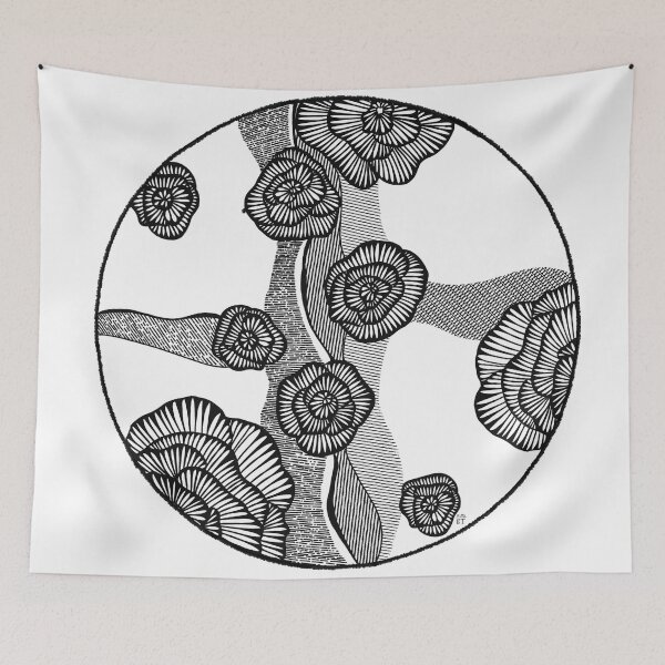 Item preview, Zentangle flower designed and sold by kreativeadern.