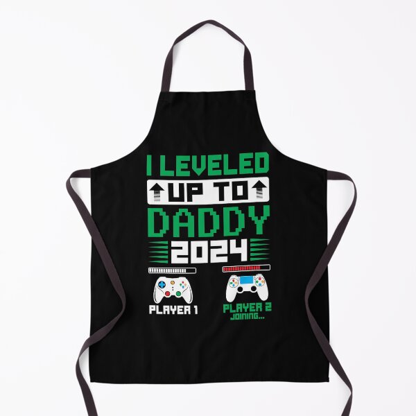 Item preview, I Leveled Up To Daddy 2024 designed and sold by creativevogue.