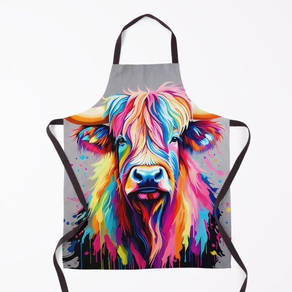 Item preview, Multi-coloured highland cow designed and sold by Metaverse8.