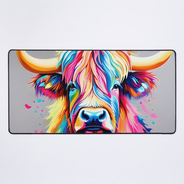 Item preview, Multi-coloured highland cow designed and sold by Metaverse8.