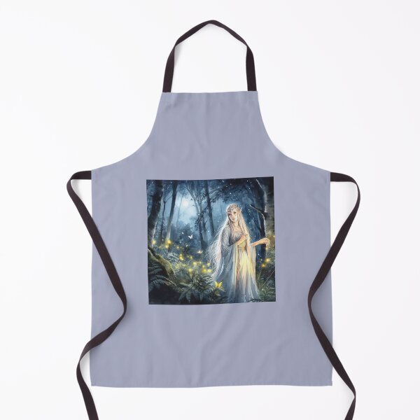 Item preview, Elven Princess Magic forest Fairy Girl Moonlight Wood Fantasy Art  designed and sold by ArtUnova.