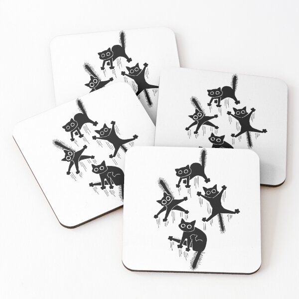Item preview, Bouncing Black Cats designed and sold by Heaven7-Eleven.