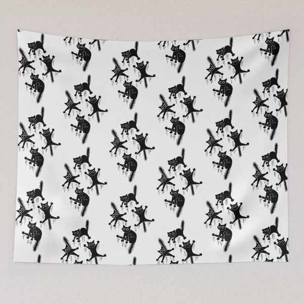 Item preview, Bouncing Black Cats designed and sold by Heaven7-Eleven.