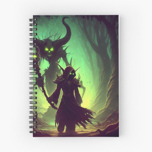 Item preview, Fel-lit Forest Warlock and Demon Companion designed and sold by FoxOfPixels.