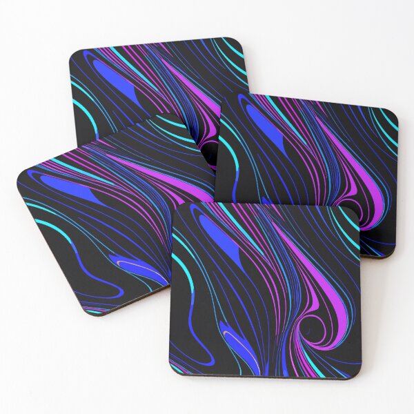 Item preview, Midnight Neon Lights Pattern designed and sold by SamJanner.