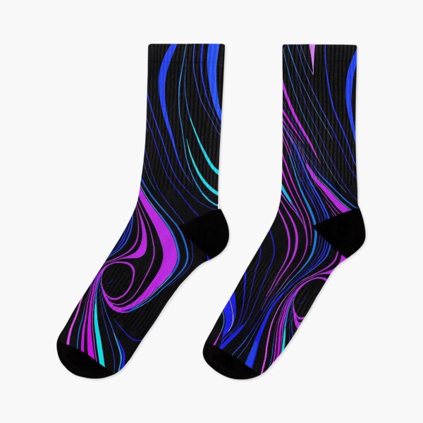 Item preview, Midnight Neon Lights Pattern designed and sold by SamJanner.