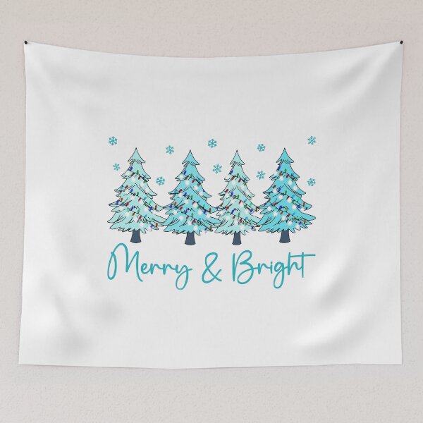 Item preview, Pastel Christmas Trees Merry And Bright Family Matching Holiday Graphic  designed and sold by Bad Kitty Designz.