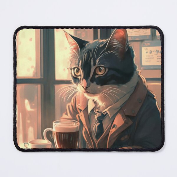 Item preview, Cat in the Cafe designed and sold by PulseGraph.