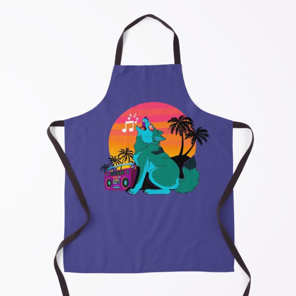 Item preview, Retrowave Coyote II designed and sold by Stray Songdog.