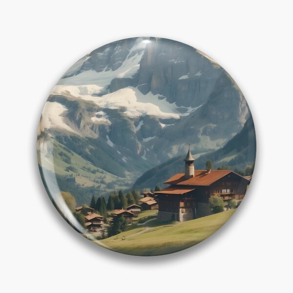 Item preview, Grindelwald Vintage Travel Poster - Swiss Alps Art designed and sold by Ceemko's Vintage Corner.