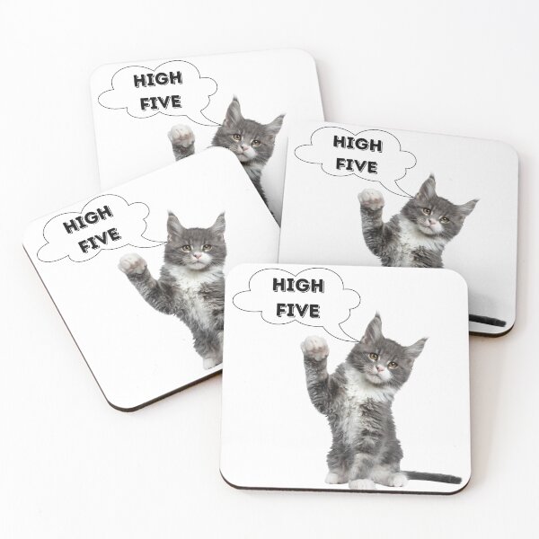 Item preview, High five with your cat. Classic T-shirt and more... designed and sold by Studio-wzory.