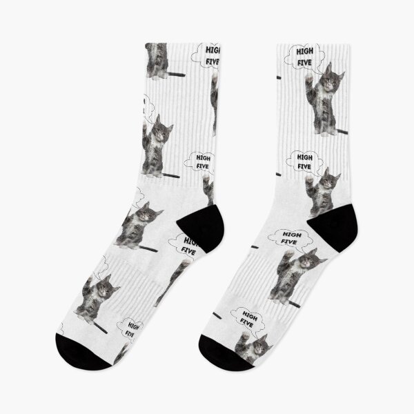 Item preview, High five with your cat. Classic T-shirt and more... designed and sold by Studio-wzory.