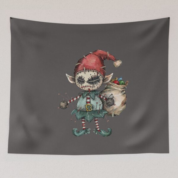 Item preview, Voodoo Doll Elf With Goodies designed and sold by ZinniasGothShop.