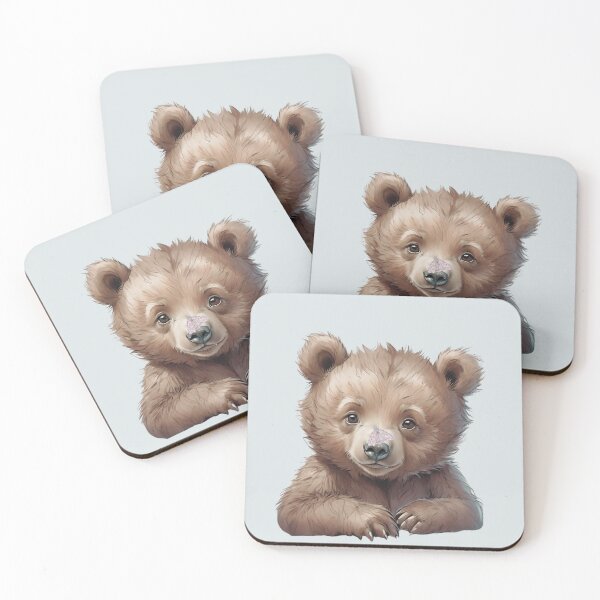 Item preview, LittleGnomad - "Cocoa Butter" - Baby brown bear with butterfly designed and sold by LittleGnomad.