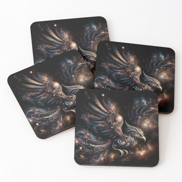 Item preview, Fearful Avian Cosmos: Mythical Elegance Series designed and sold by ByDigitalDream.