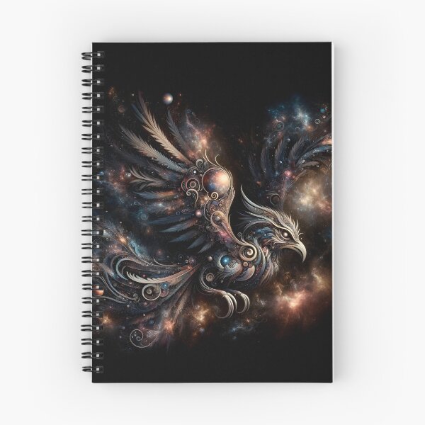 Item preview, Fearful Avian Cosmos: Mythical Elegance Series designed and sold by ByDigitalDream.