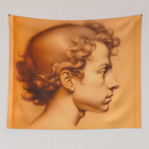 Item preview, Portrait Of Young  Boy In Profile designed and sold by LanaGustavsson.