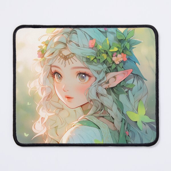 Item preview, Sweet Anime Elf Girl designed and sold by ArtsyChaosArt.
