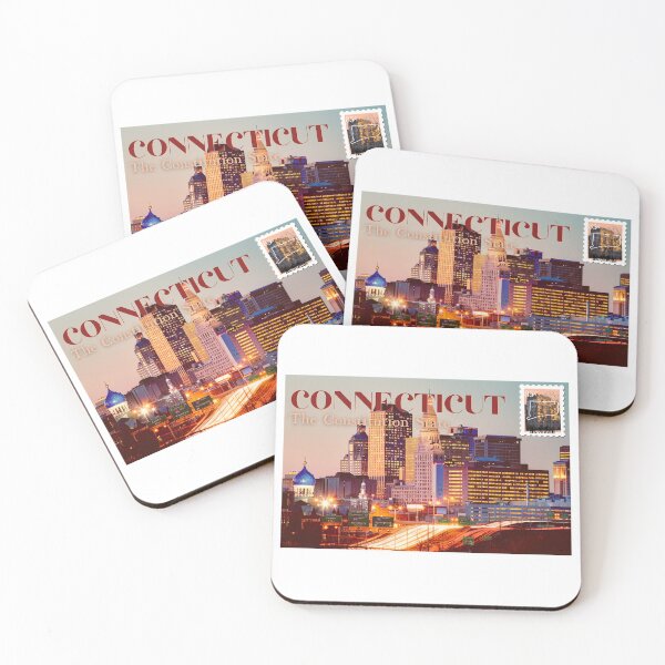 Item preview, Vintage Postage Stamps Design - Connecticut State designed and sold by LenasVersion.