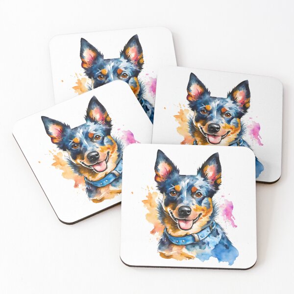 Item preview, Adorable Blue Heeler Puppy Watercolor designed and sold by Fredster1966.