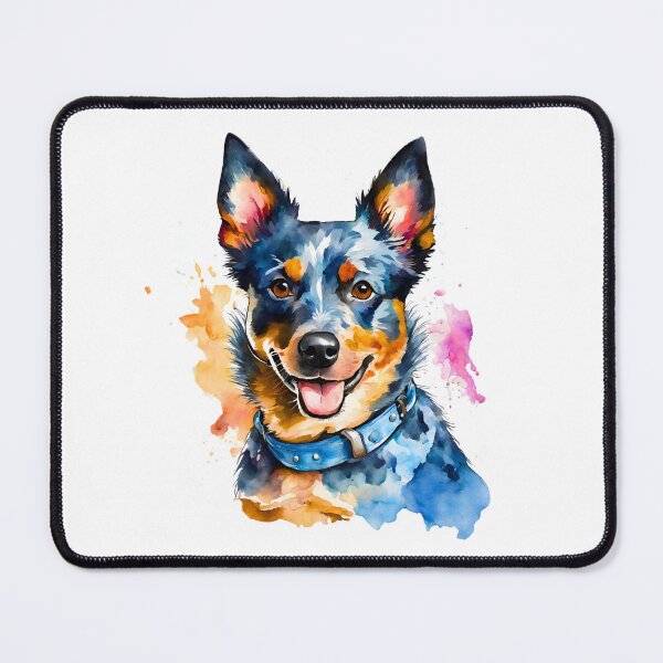 Item preview, Adorable Blue Heeler Puppy Watercolor designed and sold by Fredster1966.