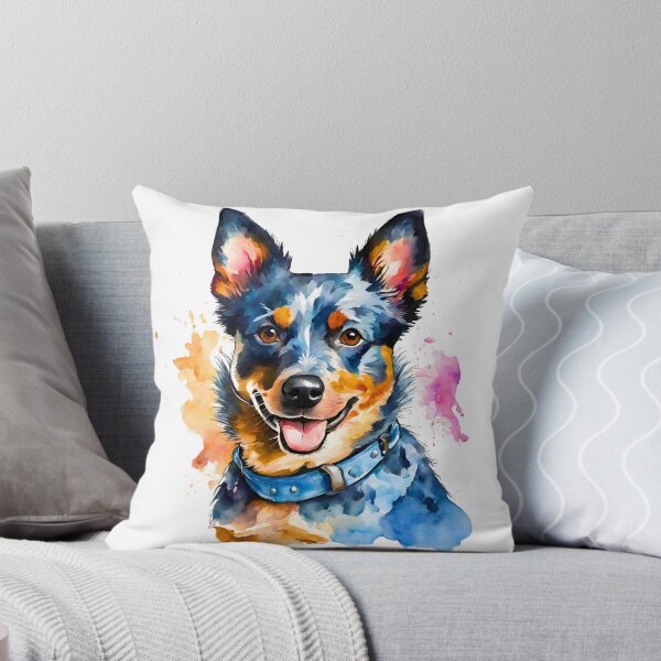 Item preview, Adorable Blue Heeler Puppy Watercolor designed and sold by Fredster1966.