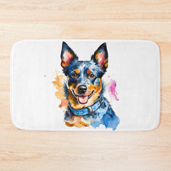 Item preview, Adorable Blue Heeler Puppy Watercolor designed and sold by Fredster1966.