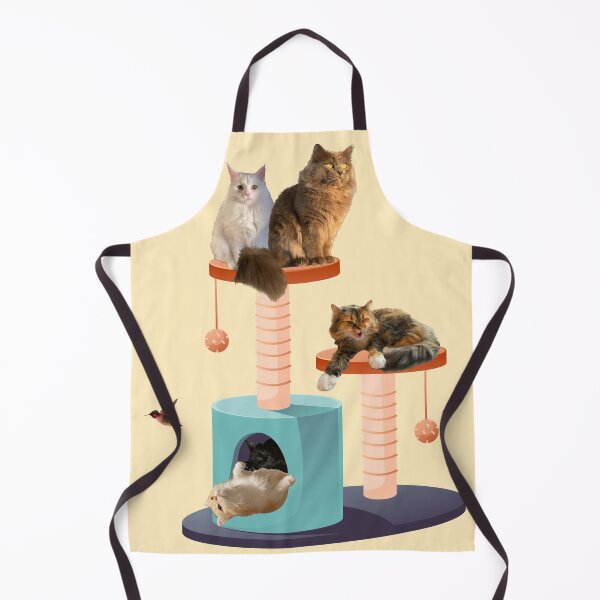 Item preview, Cute cats on a cat tree designed and sold by TicaCreations.