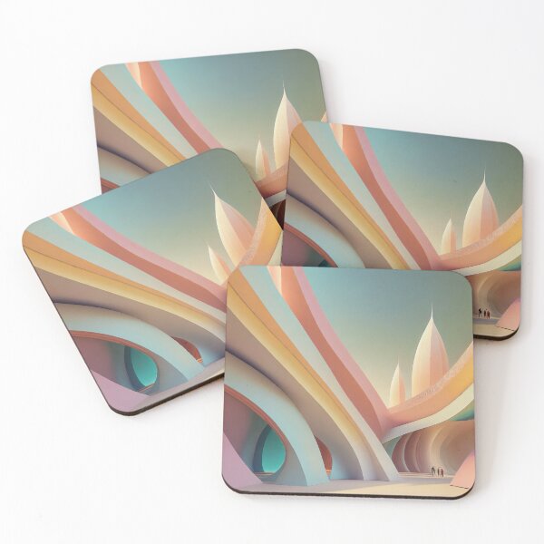 Item preview, Abstract Architecture Pastel Series - Oil Painting - #2 designed and sold by Hakina-Oh.