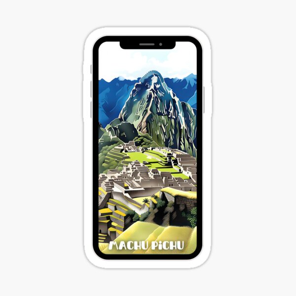 Artikel-Vorschau von Machu Pichu Reiseaufkleber, Peru Reiseaufkleber, designt und verkauft von Travel Memories.