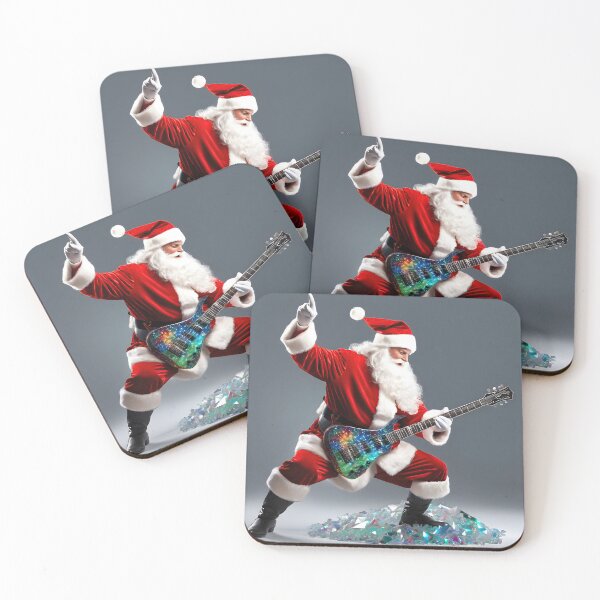 Item preview, Santa Claus Playing His Guitar 04 designed and sold by Artekinium.