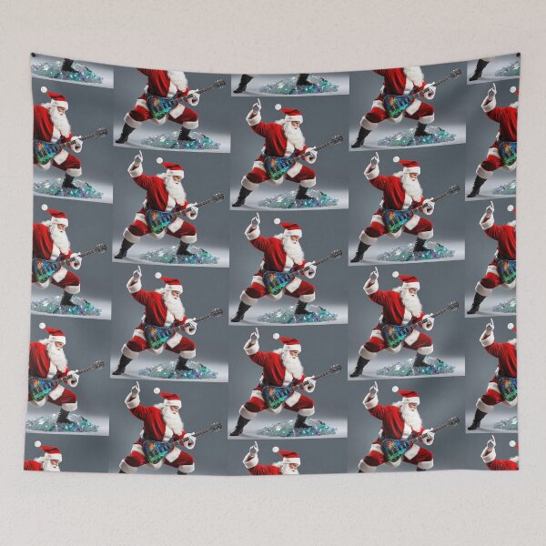 Item preview, Santa Claus Playing His Guitar 04 designed and sold by Artekinium.