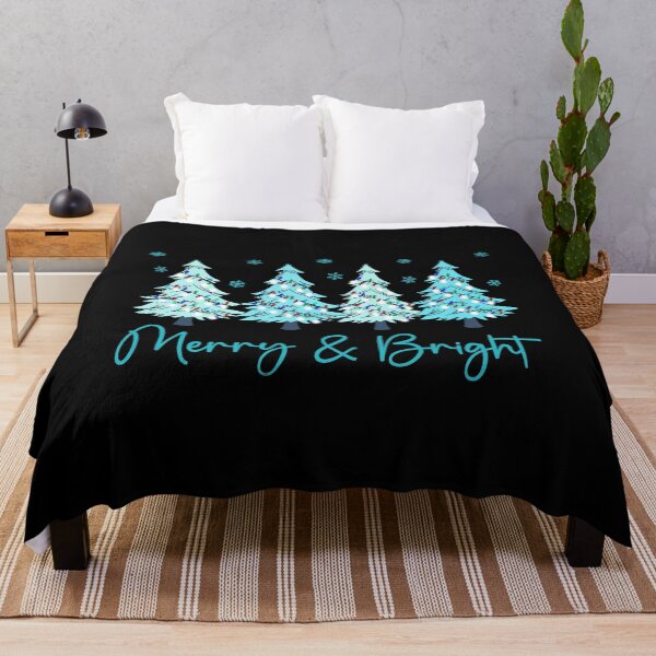 Item preview, Merry And Bright Pastel Christmas Trees Family Matching Holiday Winter Graphic designed and sold by Bad Kitty Designz.
