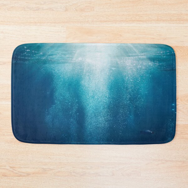 Item preview, Sunlight underwater with bubbles rising to water surface in the sea designed and sold by Seaphotoart.