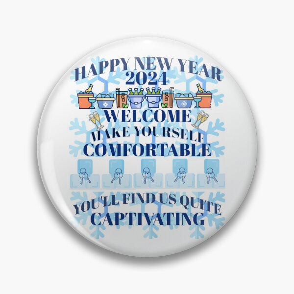 Item preview, Happy New Year 2024  Quite Captivating Funny designed and sold by Gemini-PNW.