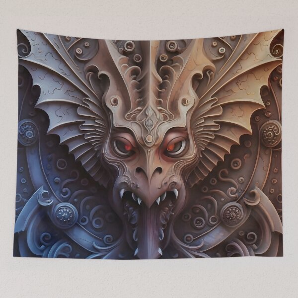 Item preview, Medieval Stone Gargoyle Dragon Carving designed and sold by DragonRealms.