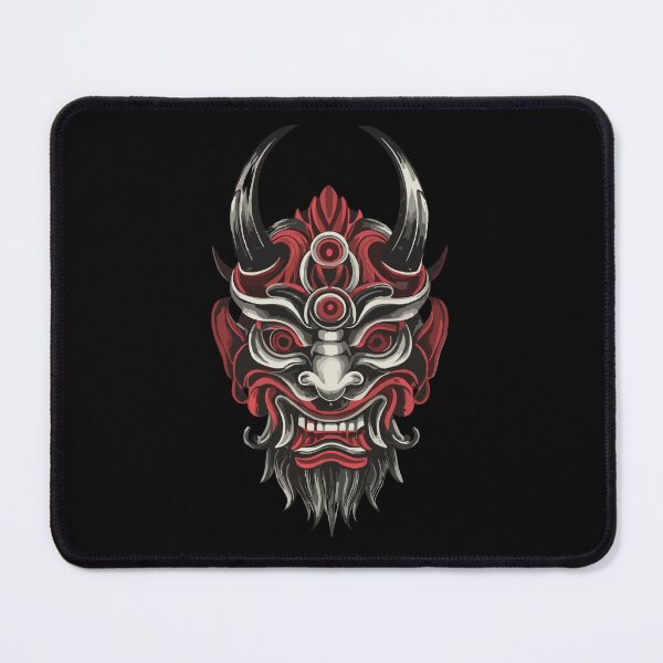 Item preview, red oni mask designed and sold by nour ⭐⭐⭐⭐ ⭐.