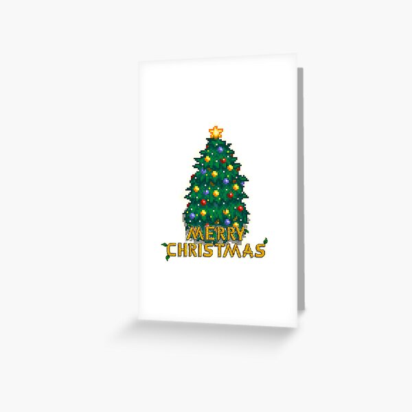 Item preview, MERRY CHRISTMAS stardew valley designed and sold by reptiliemo.