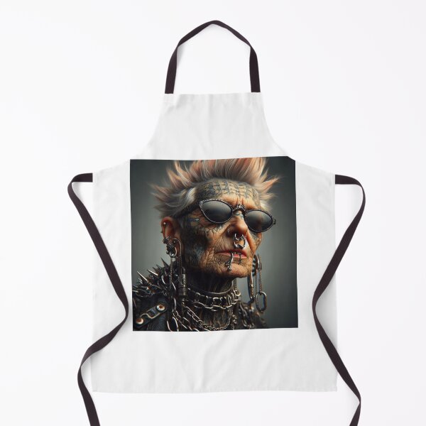 Item preview, Punk Old Lady Artificial intelligence Ai designed and sold by AiPoliviosArt.