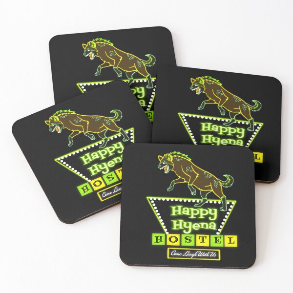 Item preview, Happy Hyena Hostel designed and sold by Stray Songdog.