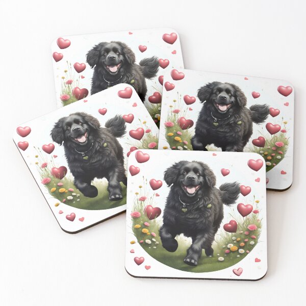 Item preview, Cute playful Newfoundlander dog designed and sold by Kaleddis.